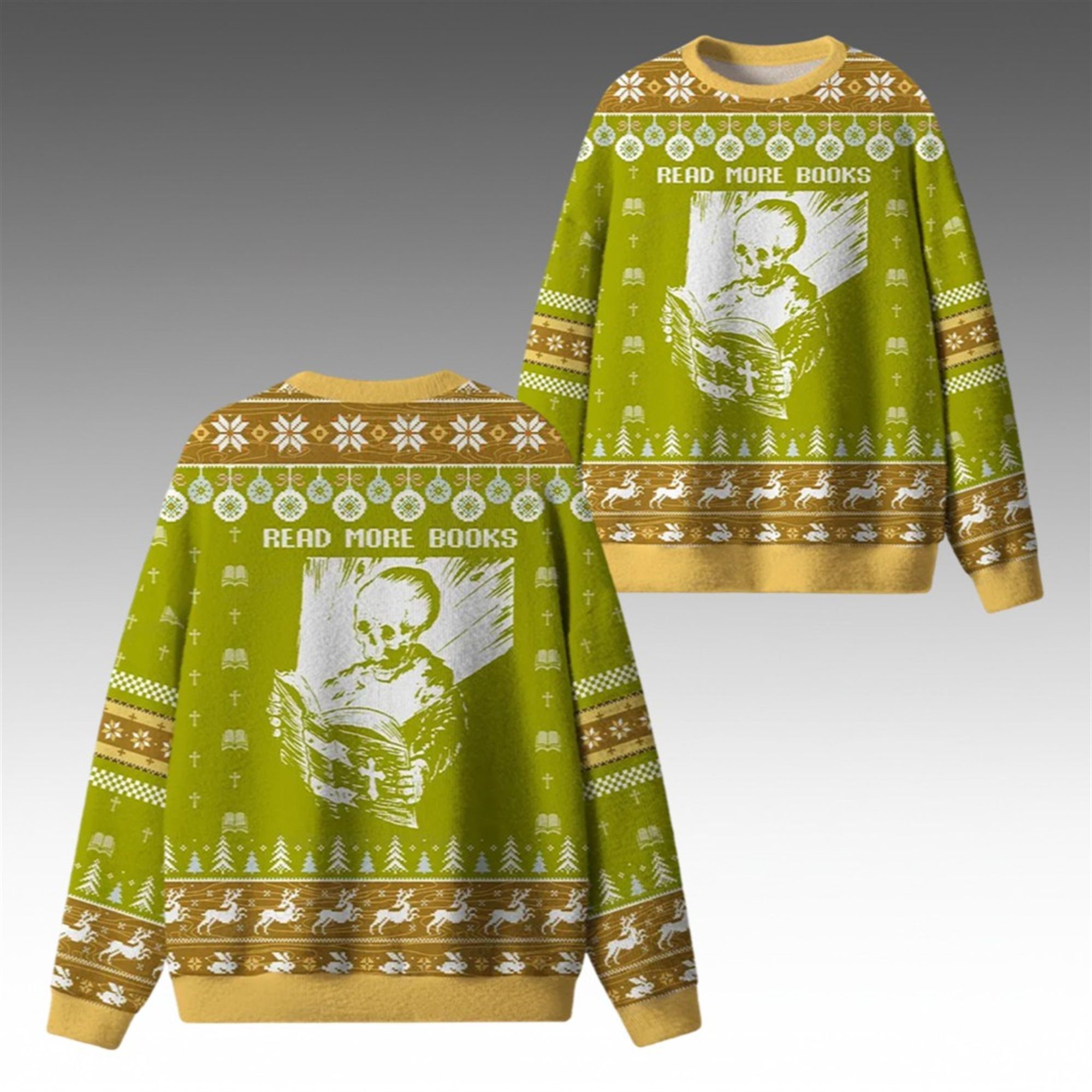2025 Christmas Read More Books Ugly Sweater 2 2025 Christmas Read More Books Ugly Sweater 1 2