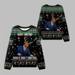 2025 Christmas Reindeer Man Ugly Christmas Sweater