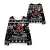 2025 Christmas Samurai Bigfoot Ugly Christmas Sweater 1 2