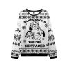 2025 Christmas Santa Knows Youre Shitfaced Ugly Sweater 1 2