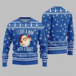2025 Christmas Love Man With Beard Ugly Sweater