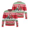 2025 Christmas Santa Playing Golf Ugly Sweater 1 2