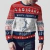 2025 Christmas Santa's Favorite Hooper Ugly Sweater 4 2025 Christmas Santa's Favorite Hooper Ugly Sweater