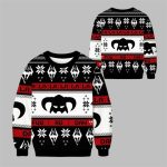 2025 Christmas Skyrim Fusrodah Ugly Sweater