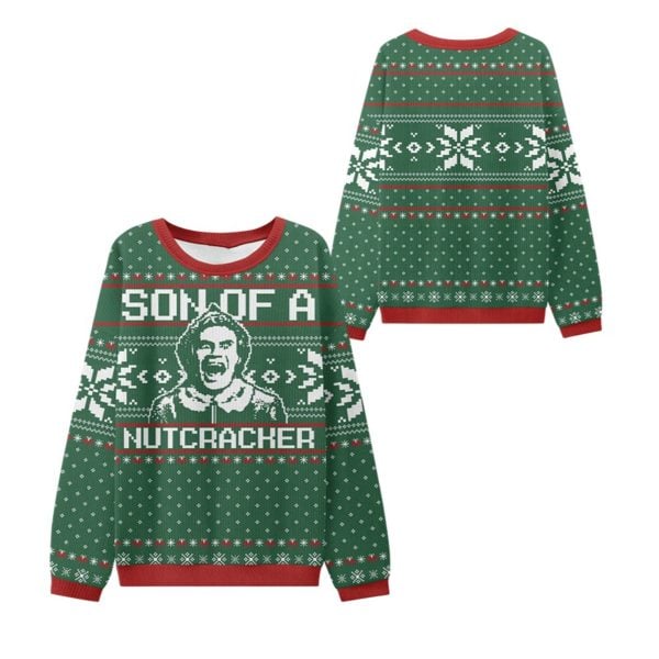 2025 Christmas Son of a Nutcracker Ugly Sweater 1 2