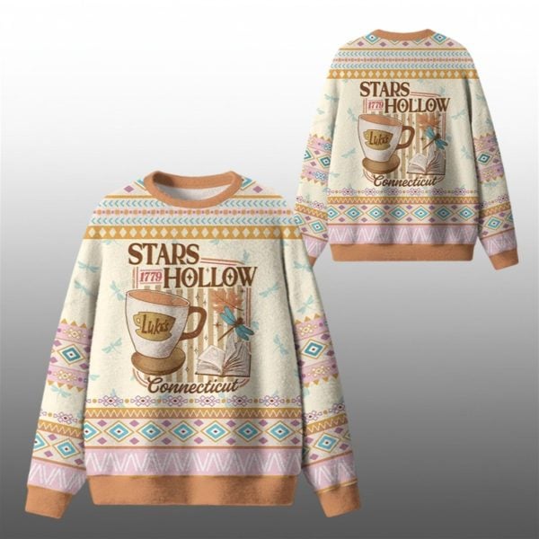 2025 Christmas Stars Hollow 1779 Connecticut Ugly Sweater 1 1