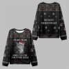 2025 Christmas The Arrested Cat Ugly Sweater