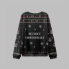 2025 Christmas The Arrested Cat Ugly Christmas Sweater 2