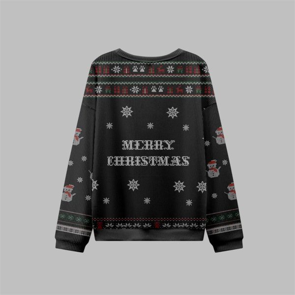 2025 Christmas The Arrested Cat Ugly Christmas Sweater 2