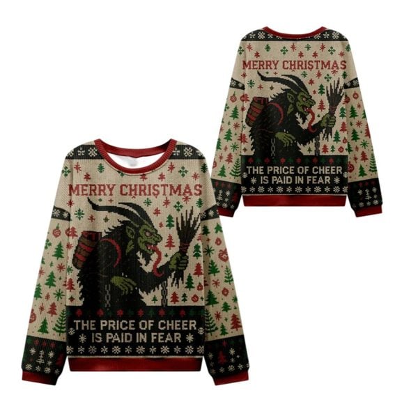 2025 Christmas The Price Of Cheer Ugly Sweater 1 2