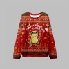 2025 Christmas Twas The Cookies Frog Ugly Sweater 1