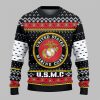 2025 Christmas US MARINES USMC Ugly Christmas Sweater 1