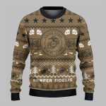 2025 Christmas USMC Semper Fi Ugly Sweater