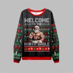 2025 Christmas Welcome To The North Swole Ugly Sweater
