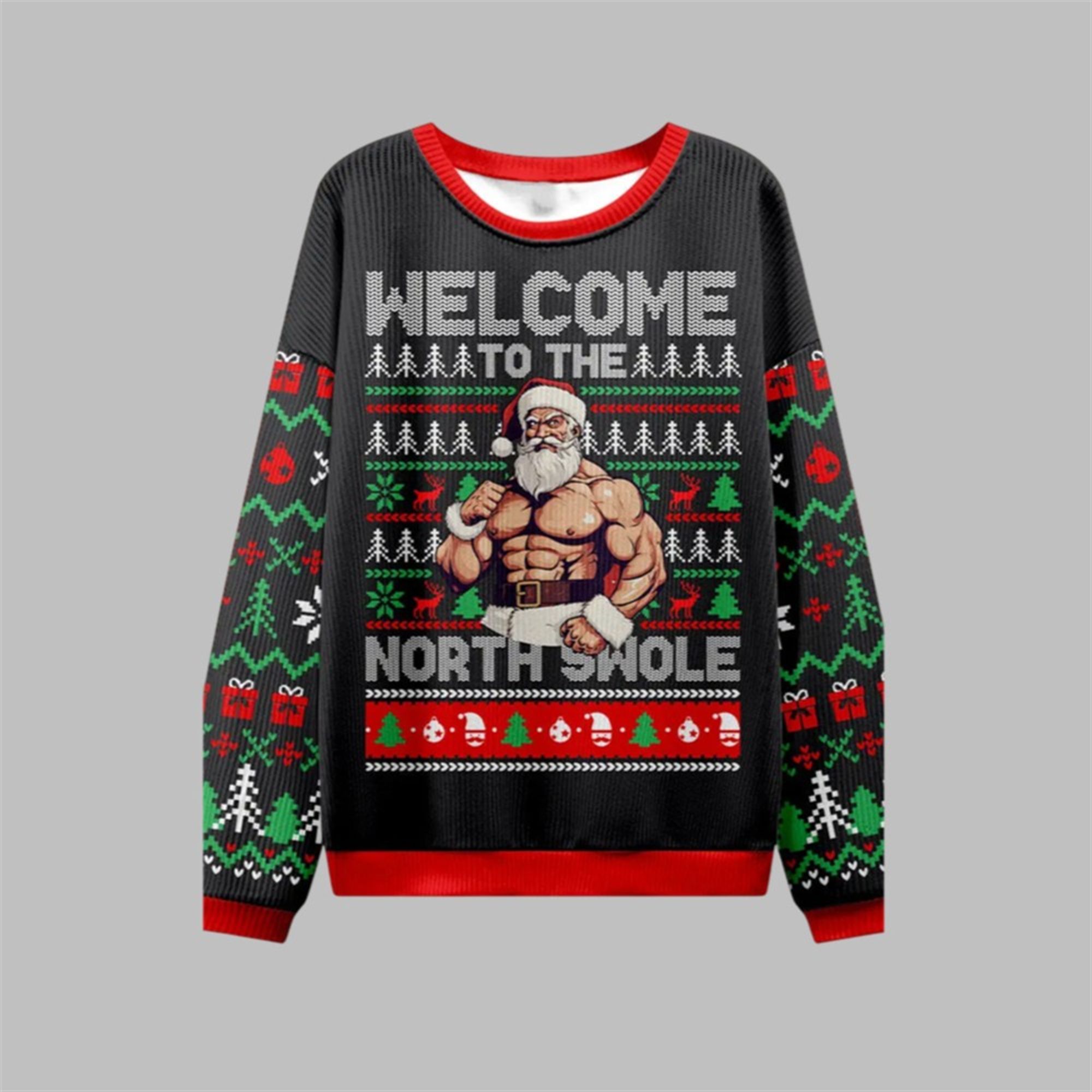 2025 Christmas Welcome To The North Swole Ugly Sweater 1 1 2025 Christmas Welcome To The North Swole Ugly Sweater 1 1