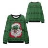 2025 Christmas Zombie Santa Ugly Sweater 1 2