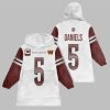2025 Daniels 5 Washington Football Blanket Hoodie 1