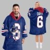 2025 Dart 6 NY Giants Blanket Hoodie 9 2025 Dart 6 NY Giants Blanket Hoodie 5
