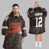 2025 Dawg Pound Browns Sanders 12 Blanket Hoodie 6 2025 Dawg Pound Browns Sanders 12 Blanket Hoodie 2