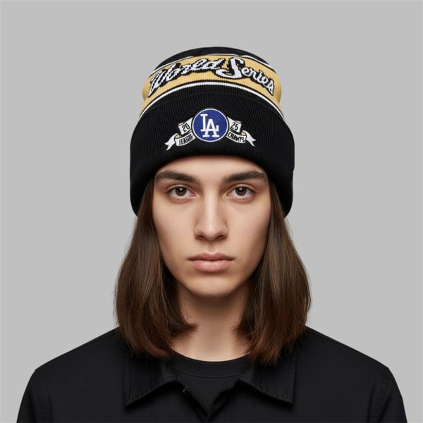 2025 Dodgers League Championship Series Beanie Hat 4