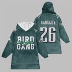 2025 Eagles Bird Gang Barkley Blanket Hoodie