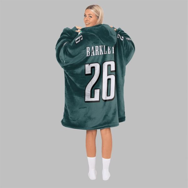 2025 Eagles Bird Gang Barkley Blanket Hoodie 3