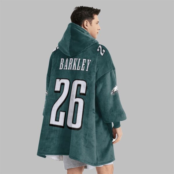 2025 Eagles Bird Gang Barkley Blanket Hoodie 5
