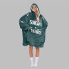 2025 Eagles Sundays Are For The Birds Barkley Blanket Hoodie 2