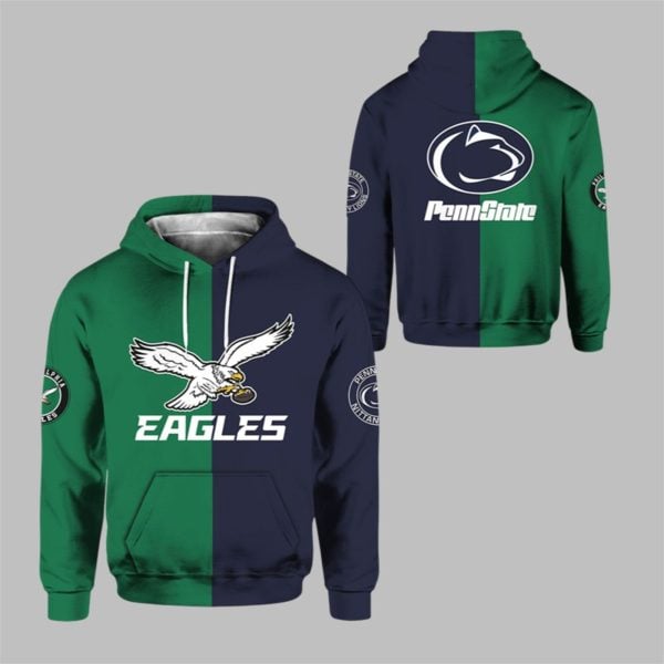 2025 Eagles x Penn State Football Hoodie 1 1