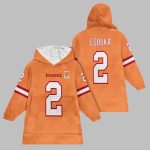 2025 Egbuka 2 Tampa Bay Football Blanket Hoodie
