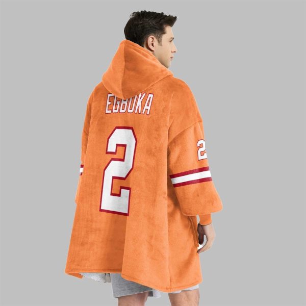 2025 Egbuka 2 Tampa Bay Football Blanket Hoodie 4