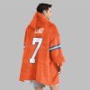 2025 Elway 7 Broncos Football Blanket Hoodie 2