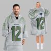 2025 Fan 12 Seattle Football Blanket Hoodie 2