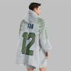 2025 Fan 12 Seattle Football Blanket Hoodie 3