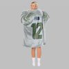 2025 Fan 12 Seattle Football Blanket Hoodie 5