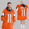 2025 Franklin 11 Broncos Football Blanket Hoodie 5