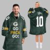 2025 GB Packers Go Pack Go Blanket Hoodie 2