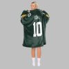 2025 GB Packers Go Pack Go Blanket Hoodie 4