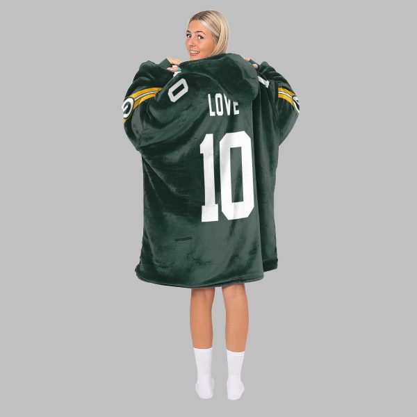 2025 GB Packers Go Pack Go Blanket Hoodie 4