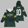 2025 GB Packers Jordan Love 10 Blanket Hoodie 1