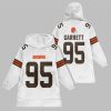 2025 Garrett 95 Browns Football Blanket Hoodie 6