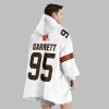 2025 Garrett 95 Browns Football Blanket Hoodie 8
