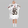 2025 Garrett 95 Browns Football Blanket Hoodie 9