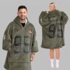 2025 Garrett 95 Cleveland Football Blanket Hoodie 2