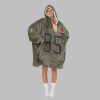 2025 Garrett 95 Cleveland Football Blanket Hoodie 3