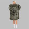 2025 Garrett 95 Cleveland Football Blanket Hoodie 5