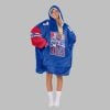 2025 Go Bills Go Allen 17 Blanket Hoodie 3