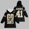 2025 Go Saints Kamara 44 Blanket Hoodie 10 2025 Go Saints Kamara 44 Blanket Hoodie 1
