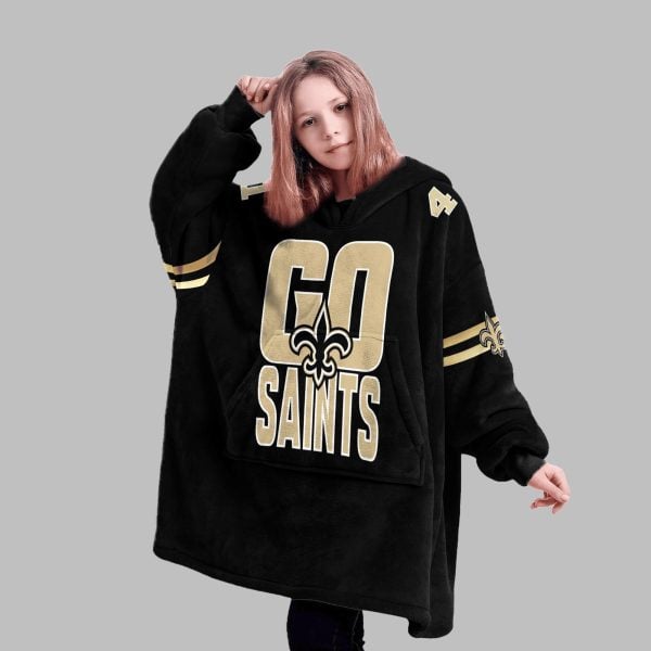 2025 Go Saints Kamara 44 Blanket Hoodie 5