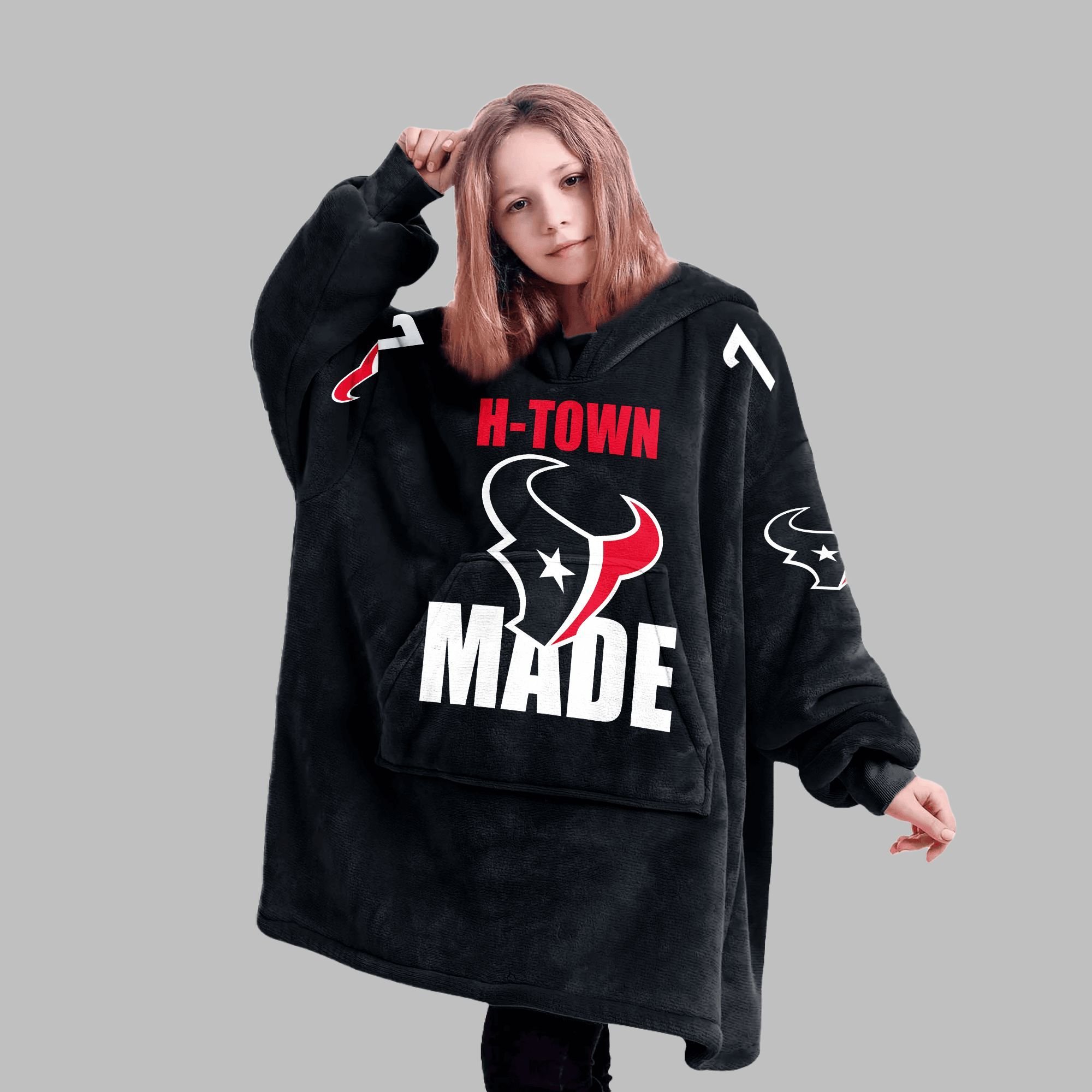 2025 H-Town Made Stroud 7 Houston Blanket Hoodie 4 2025 H Town Made Stroud 7 Houston Blanket Hoodie 4